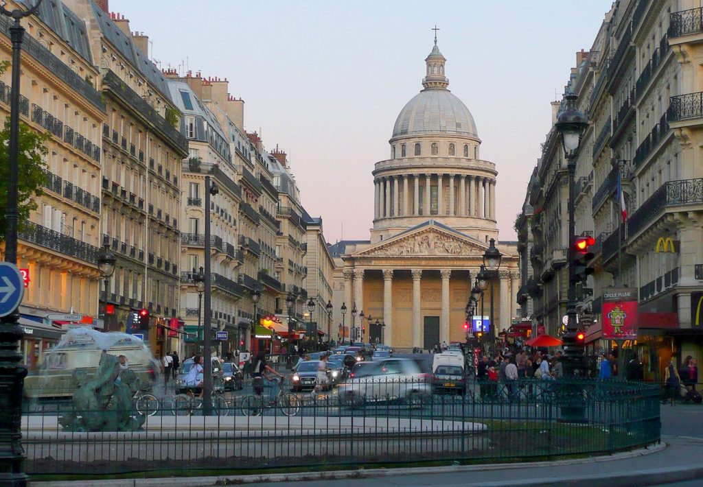 Photo: Ansel Adams Rue Soufflot, vzadu Panthéon... dùleité upozornìní! Vpravo Mekáè + WC